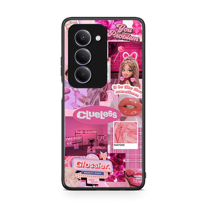 Xiaomi Redmi 15 Pink Love Θήκη Αγίου Βαλεντίνου από τη Smartfits με σχέδιο στο πίσω μέρος και μαύρο περίβλημα | Smartphone case with colorful back and black bezels by Smartfits