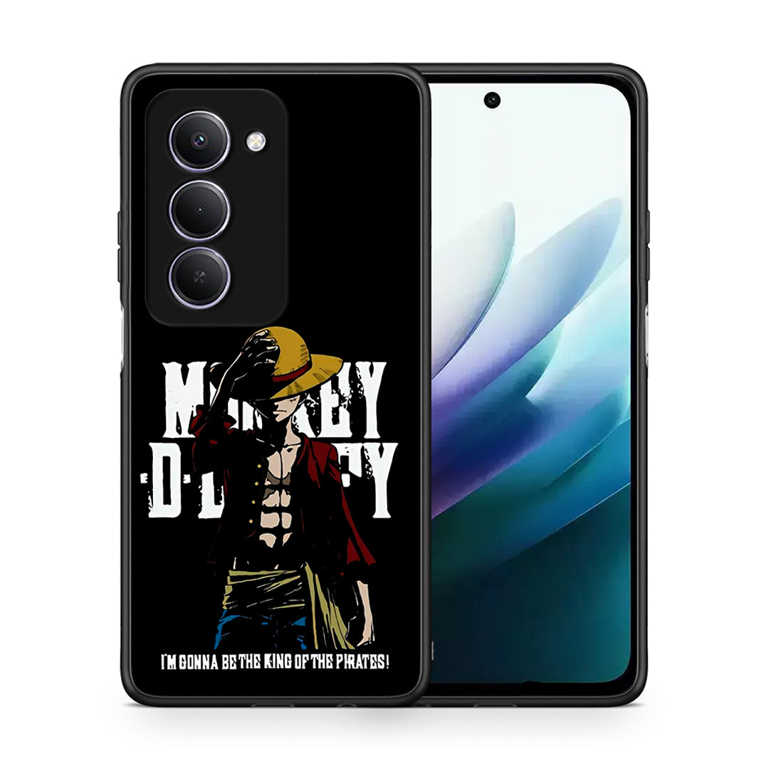 Θήκη Xiaomi Redmi 15 Pirate King από τη Smartfits με σχέδιο στο πίσω μέρος και μαύρο περίβλημα | Xiaomi Redmi 15 Pirate King case with colorful back and black bezels