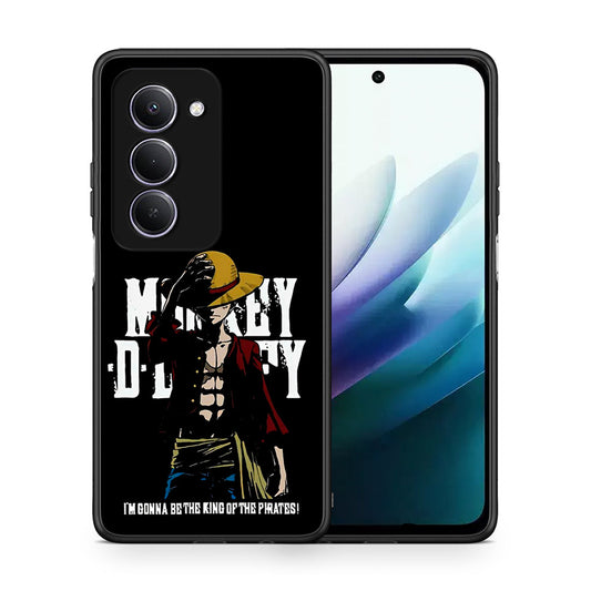 Θήκη Xiaomi Redmi 15 Pirate King από τη Smartfits με σχέδιο στο πίσω μέρος και μαύρο περίβλημα | Xiaomi Redmi 15 Pirate King case with colorful back and black bezels