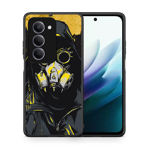 Θήκη Xiaomi Redmi 15 Mask PopArt από τη Smartfits με σχέδιο στο πίσω μέρος και μαύρο περίβλημα | Xiaomi Redmi 15 Mask PopArt case with colorful back and black bezels