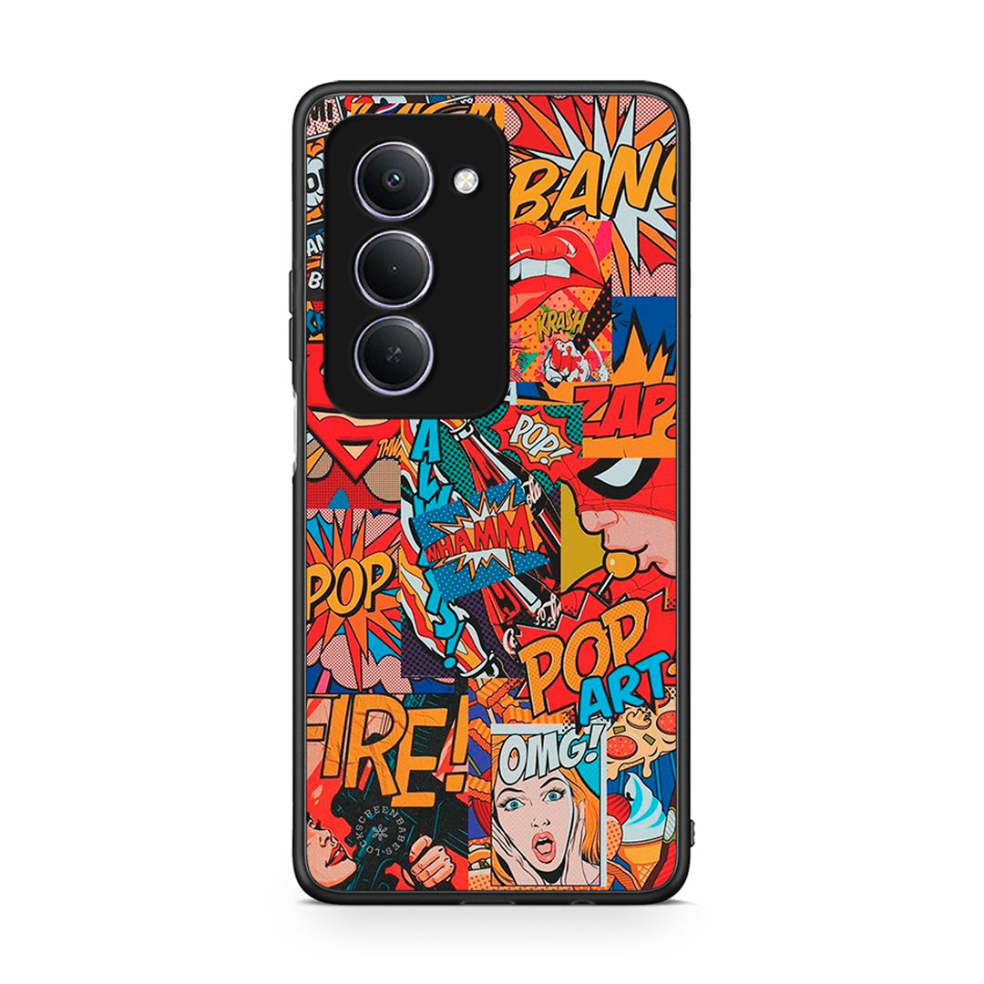 Xiaomi Redmi 15 PopArt OMG θήκη από τη Smartfits με σχέδιο στο πίσω μέρος και μαύρο περίβλημα | Smartphone case with colorful back and black bezels by Smartfits