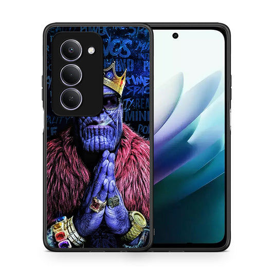 Θήκη Xiaomi Redmi 15 Thanos PopArt από τη Smartfits με σχέδιο στο πίσω μέρος και μαύρο περίβλημα | Xiaomi Redmi 15 Thanos PopArt case with colorful back and black bezels