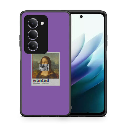 Θήκη Xiaomi Redmi 15 Monalisa Popart από τη Smartfits με σχέδιο στο πίσω μέρος και μαύρο περίβλημα | Xiaomi Redmi 15 Monalisa Popart case with colorful back and black bezels