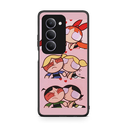 Xiaomi Redmi 15 Puff Love Θήκη Αγίου Βαλεντίνου από τη Smartfits με σχέδιο στο πίσω μέρος και μαύρο περίβλημα | Smartphone case with colorful back and black bezels by Smartfits
