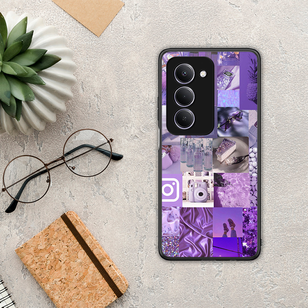 Purple Aesthetic Collage - Xiaomi Redmi 15 θήκη
