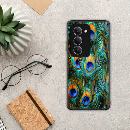 Real Peacock Feathers - Xiaomi Redmi 15 θήκη