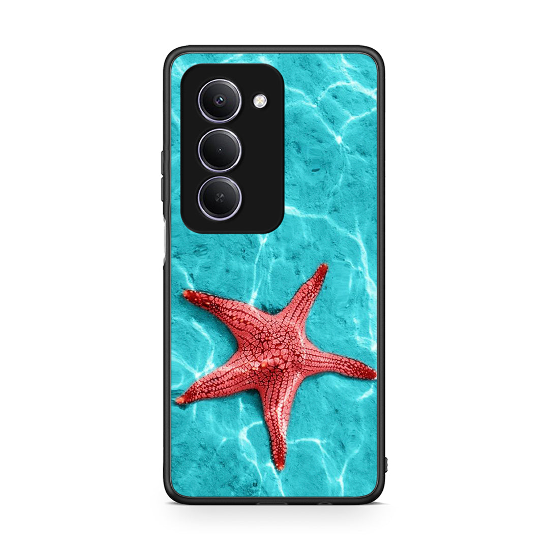 Xiaomi Redmi 15 Red Starfish Θήκη από τη Smartfits με σχέδιο στο πίσω μέρος και μαύρο περίβλημα | Smartphone case with colorful back and black bezels by Smartfits