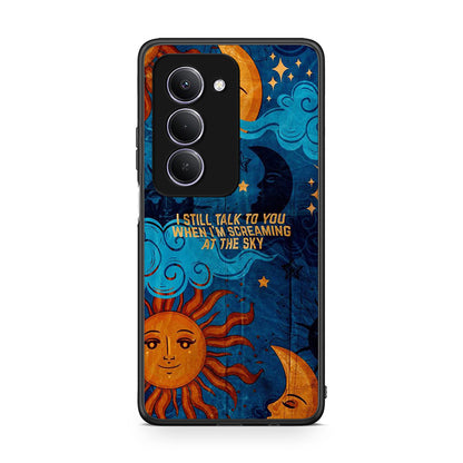 Xiaomi Redmi 15 Screaming Sky θήκη από τη Smartfits με σχέδιο στο πίσω μέρος και μαύρο περίβλημα | Smartphone case with colorful back and black bezels by Smartfits