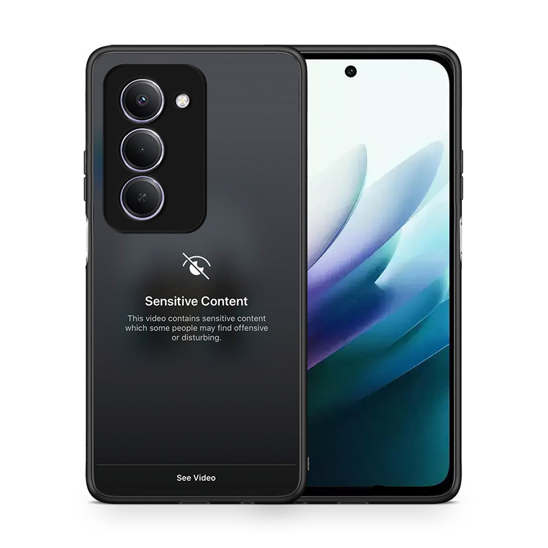 Θήκη Xiaomi Redmi 15 Sensitive Content από τη Smartfits με σχέδιο στο πίσω μέρος και μαύρο περίβλημα | Xiaomi Redmi 15 Sensitive Content case with colorful back and black bezels