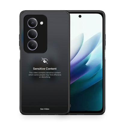 Θήκη Xiaomi Redmi 15 Sensitive Content από τη Smartfits με σχέδιο στο πίσω μέρος και μαύρο περίβλημα | Xiaomi Redmi 15 Sensitive Content case with colorful back and black bezels
