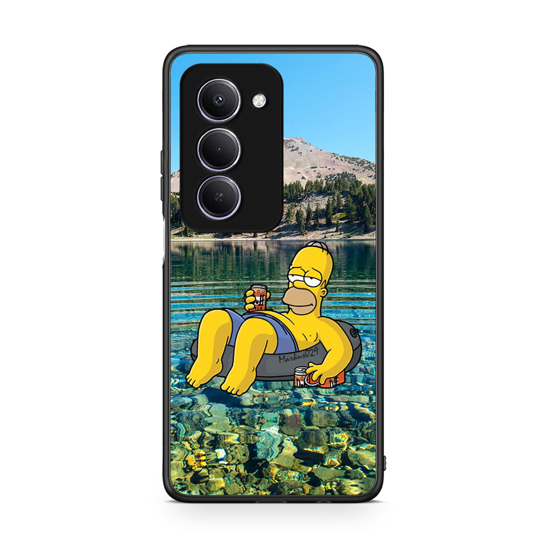 Xiaomi Redmi 15 Summer Happiness Θήκη από τη Smartfits με σχέδιο στο πίσω μέρος και μαύρο περίβλημα | Smartphone case with colorful back and black bezels by Smartfits