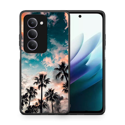 Θήκη Xiaomi Redmi 15 Sky Summer από τη Smartfits με σχέδιο στο πίσω μέρος και μαύρο περίβλημα | Xiaomi Redmi 15 Sky Summer case with colorful back and black bezels