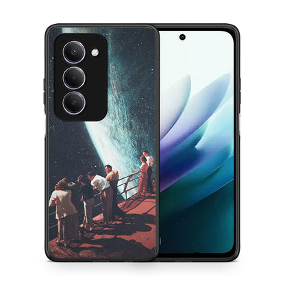 Θήκη Xiaomi Redmi 15 Surreal View από τη Smartfits με σχέδιο στο πίσω μέρος και μαύρο περίβλημα | Xiaomi Redmi 15 Surreal View case with colorful back and black bezels