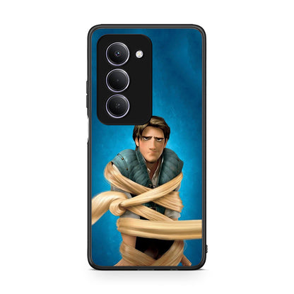 Xiaomi Redmi 15 Tangled 1 Θήκη Αγίου Βαλεντίνου από τη Smartfits με σχέδιο στο πίσω μέρος και μαύρο περίβλημα | Smartphone case with colorful back and black bezels by Smartfits