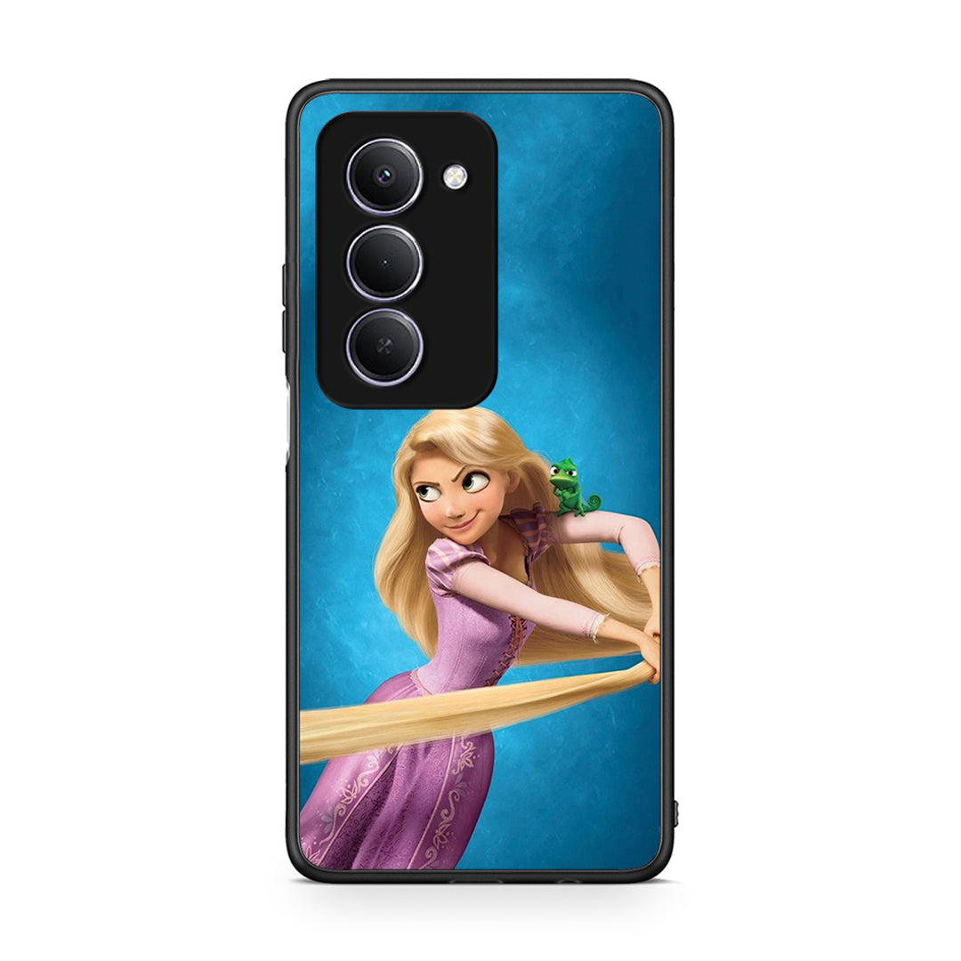 Xiaomi Redmi 15 Tangled 2 Θήκη Αγίου Βαλεντίνου από τη Smartfits με σχέδιο στο πίσω μέρος και μαύρο περίβλημα | Smartphone case with colorful back and black bezels by Smartfits