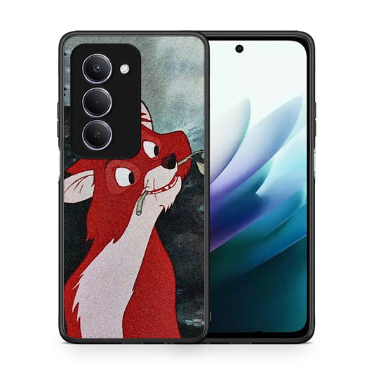 Θήκη Xiaomi Redmi 15 Tod And Vixey Love 1 από τη Smartfits με σχέδιο στο πίσω μέρος και μαύρο περίβλημα | Xiaomi Redmi 15 Tod And Vixey Love 1 case with colorful back and black bezels