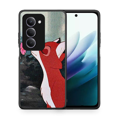 Θήκη Xiaomi Redmi 15 Tod And Vixey Love 2 από τη Smartfits με σχέδιο στο πίσω μέρος και μαύρο περίβλημα | Xiaomi Redmi 15 Tod And Vixey Love 2 case with colorful back and black bezels