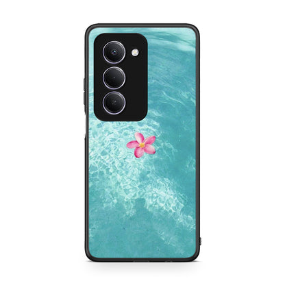 Xiaomi Redmi 15 Water Flower Θήκη από τη Smartfits με σχέδιο στο πίσω μέρος και μαύρο περίβλημα | Smartphone case with colorful back and black bezels by Smartfits