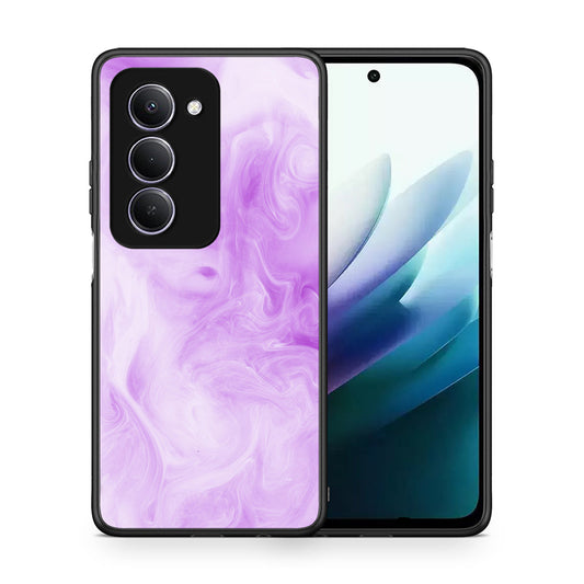 Θήκη Xiaomi Redmi 15 Lavender Watercolor από τη Smartfits με σχέδιο στο πίσω μέρος και μαύρο περίβλημα | Xiaomi Redmi 15 Lavender Watercolor case with colorful back and black bezels