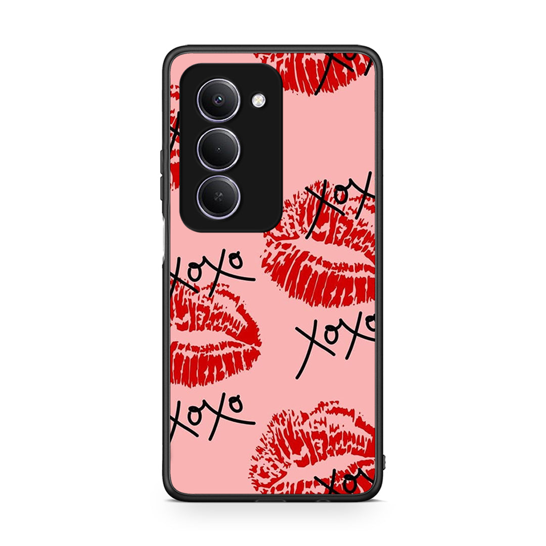 Xiaomi Redmi 15 XOXO Lips θήκη από τη Smartfits με σχέδιο στο πίσω μέρος και μαύρο περίβλημα | Smartphone case with colorful back and black bezels by Smartfits