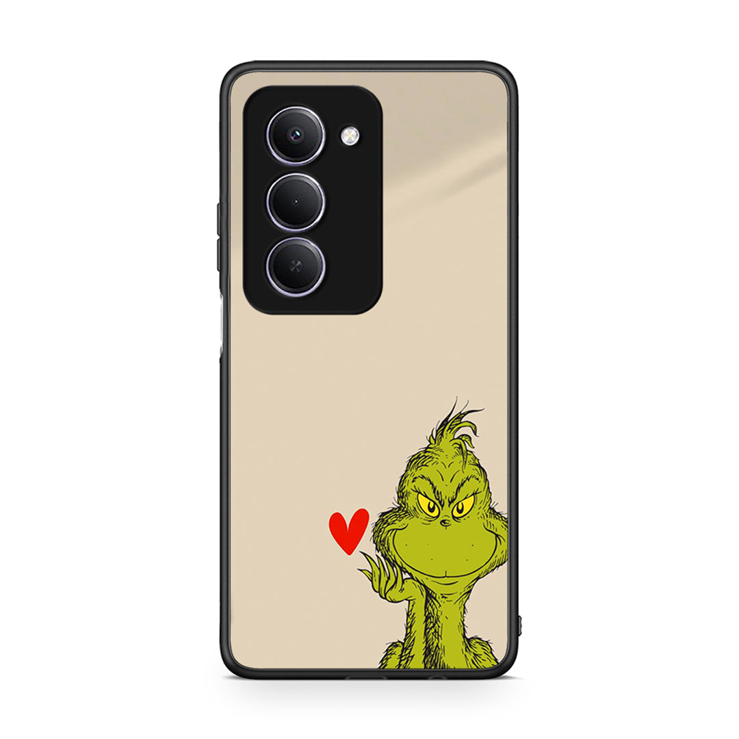 Xiaomi Redmi 15 Xmas Grinch θήκη από τη Smartfits με σχέδιο στο πίσω μέρος και μαύρο περίβλημα | Smartphone case with colorful back and black bezels by Smartfits