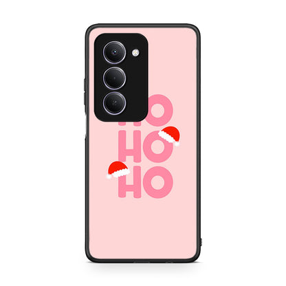 Xiaomi Redmi 15 Xmas Ho Ho Ho θήκη από τη Smartfits με σχέδιο στο πίσω μέρος και μαύρο περίβλημα | Smartphone case with colorful back and black bezels by Smartfits