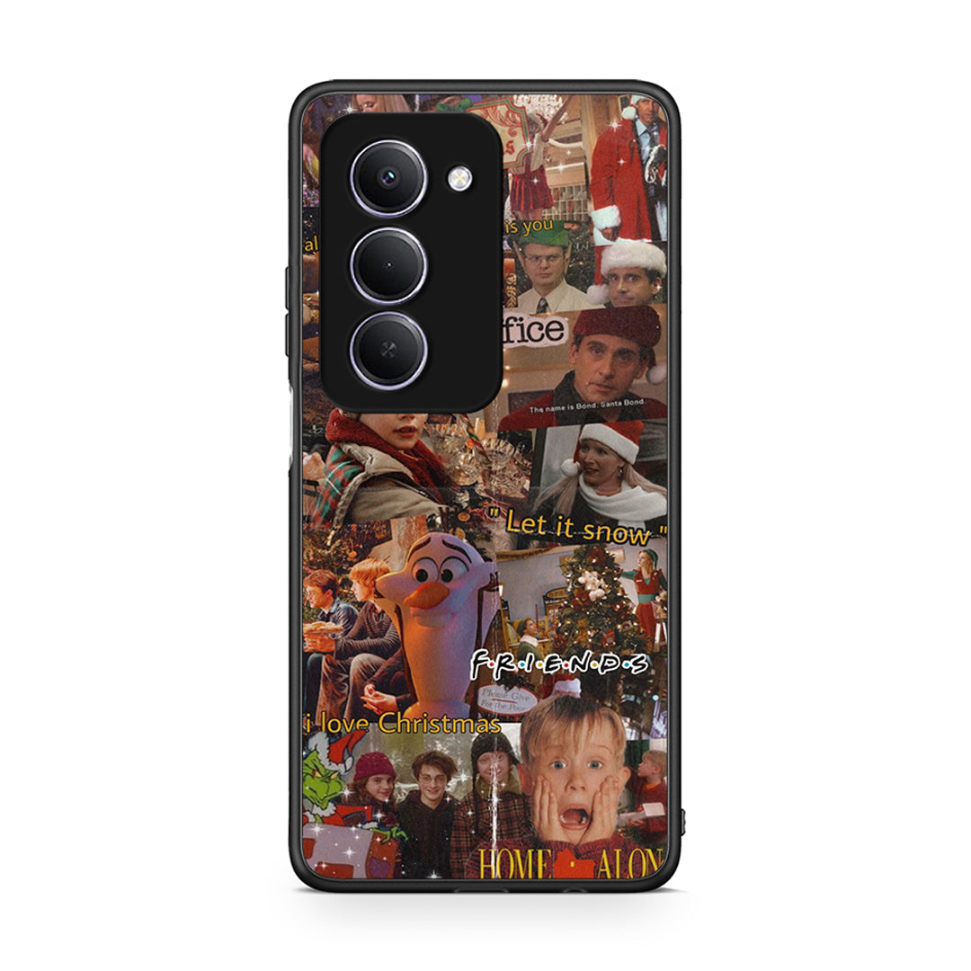 Xiaomi Redmi 15 Xmas Wishes θήκη από τη Smartfits με σχέδιο στο πίσω μέρος και μαύρο περίβλημα | Smartphone case with colorful back and black bezels by Smartfits