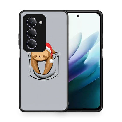 Θήκη Xiaomi Redmi 15 Xmas Zzzz από τη Smartfits με σχέδιο στο πίσω μέρος και μαύρο περίβλημα | Xiaomi Redmi 15 Xmas Zzzz case with colorful back and black bezels