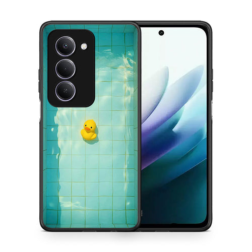 Θήκη Xiaomi Redmi 15 Yellow Duck από τη Smartfits με σχέδιο στο πίσω μέρος και μαύρο περίβλημα | Xiaomi Redmi 15 Yellow Duck case with colorful back and black bezels