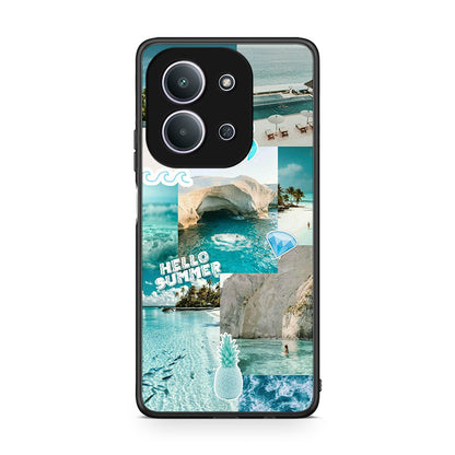 Xiaomi Redmi 15C Aesthetic Summer Θήκη από τη Smartfits με σχέδιο στο πίσω μέρος και μαύρο περίβλημα | Smartphone case with colorful back and black bezels by Smartfits