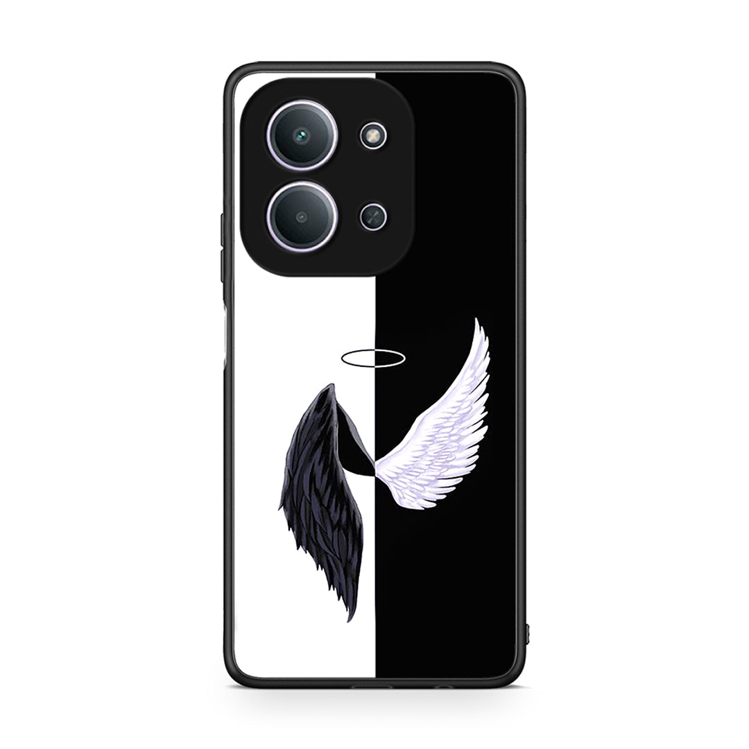 Xiaomi Redmi 15C Angels Demons θήκη από τη Smartfits με σχέδιο στο πίσω μέρος και μαύρο περίβλημα | Smartphone case with colorful back and black bezels by Smartfits