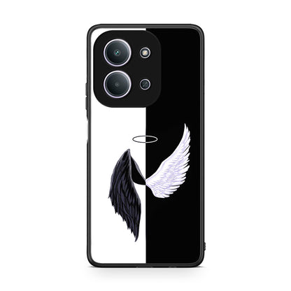 Xiaomi Redmi 15C Angels Demons θήκη από τη Smartfits με σχέδιο στο πίσω μέρος και μαύρο περίβλημα | Smartphone case with colorful back and black bezels by Smartfits