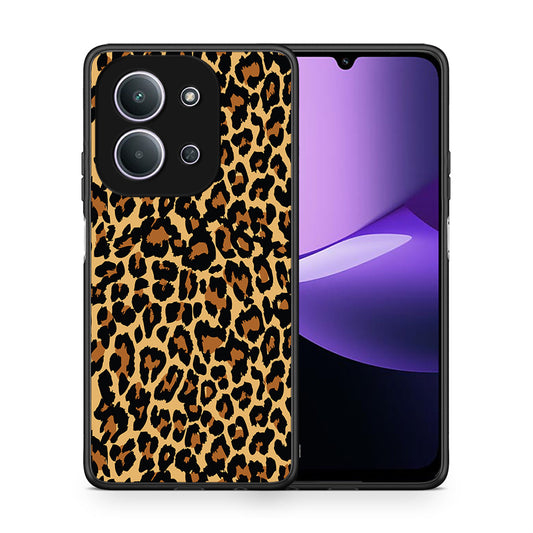 Θήκη Xiaomi Redmi 15C Leopard Animal από τη Smartfits με σχέδιο στο πίσω μέρος και μαύρο περίβλημα | Xiaomi Redmi 15C Leopard Animal case with colorful back and black bezels