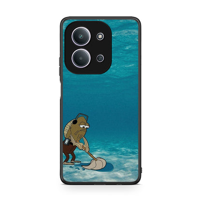 Xiaomi Redmi 15C Clean The Ocean Θήκη από τη Smartfits με σχέδιο στο πίσω μέρος και μαύρο περίβλημα | Smartphone case with colorful back and black bezels by Smartfits