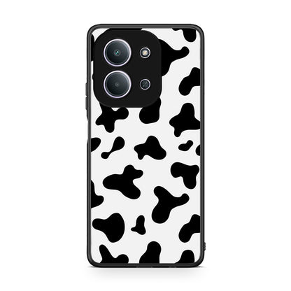 Xiaomi Redmi 15C Cow Print θήκη από τη Smartfits με σχέδιο στο πίσω μέρος και μαύρο περίβλημα | Smartphone case with colorful back and black bezels by Smartfits