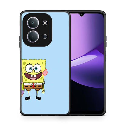 Θήκη Xiaomi Redmi 15C Friends Bob από τη Smartfits με σχέδιο στο πίσω μέρος και μαύρο περίβλημα | Xiaomi Redmi 15C Friends Bob case with colorful back and black bezels