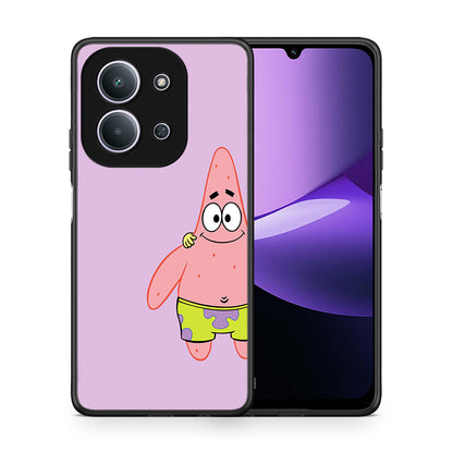 Θήκη Xiaomi Redmi 15C Friends Patrick από τη Smartfits με σχέδιο στο πίσω μέρος και μαύρο περίβλημα | Xiaomi Redmi 15C Friends Patrick case with colorful back and black bezels