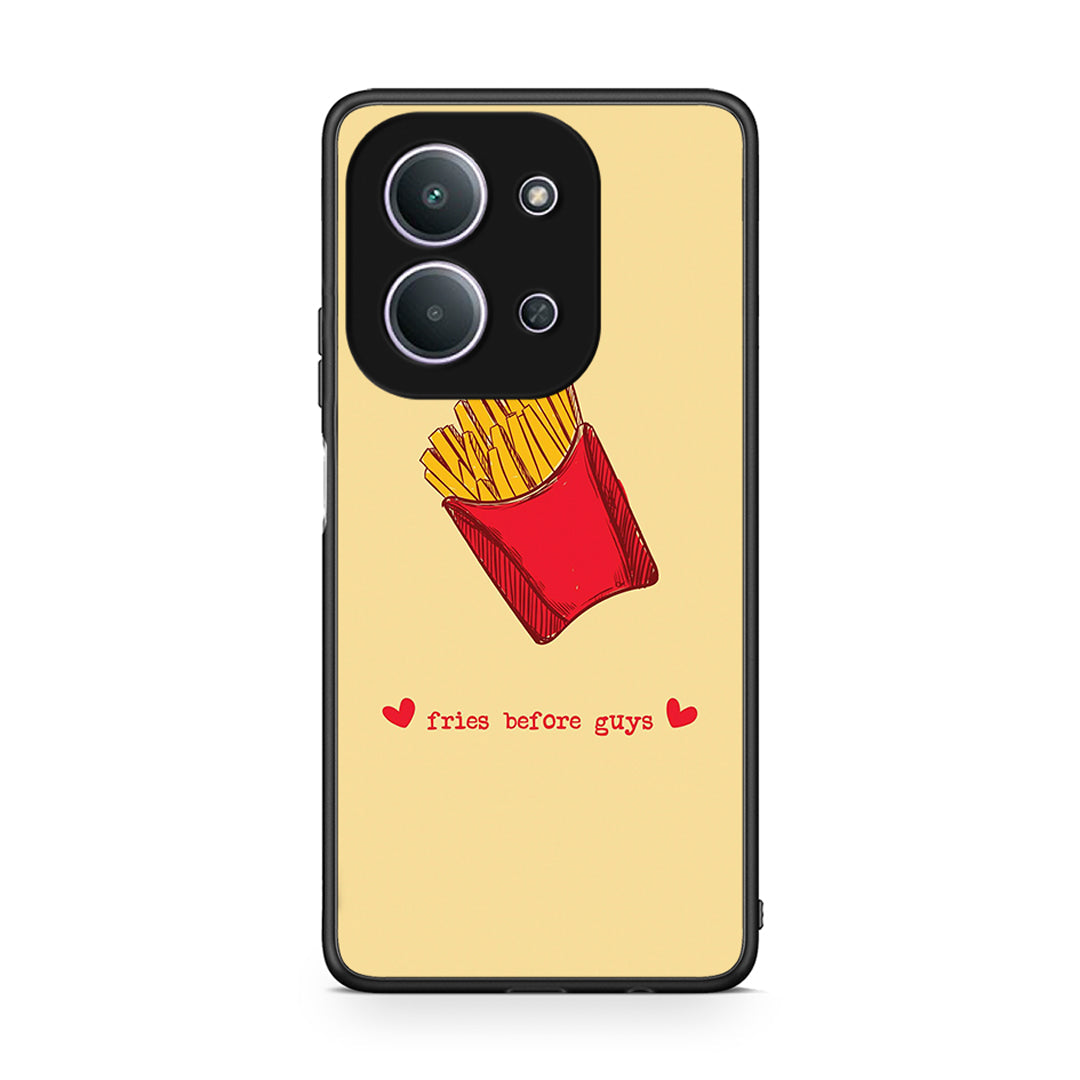 Xiaomi Redmi 15C Fries Before Guys Θήκη Αγίου Βαλεντίνου από τη Smartfits με σχέδιο στο πίσω μέρος και μαύρο περίβλημα | Smartphone case with colorful back and black bezels by Smartfits