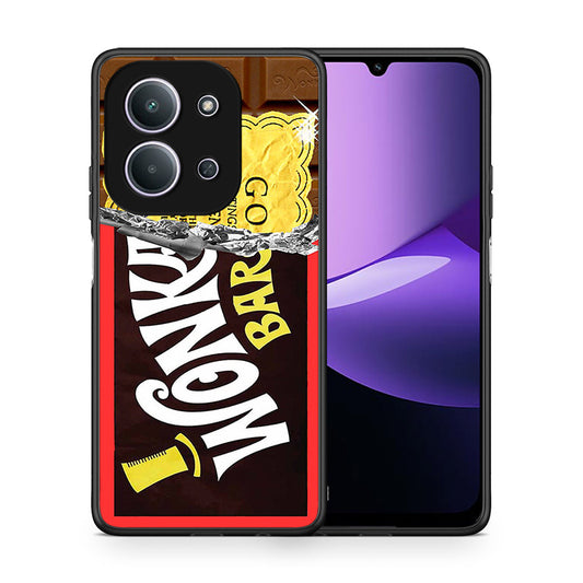 Θήκη Xiaomi Redmi 15C Golden Ticket από τη Smartfits με σχέδιο στο πίσω μέρος και μαύρο περίβλημα | Xiaomi Redmi 15C Golden Ticket case with colorful back and black bezels