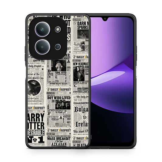 Θήκη Xiaomi Redmi 15C Harry Paper από τη Smartfits με σχέδιο στο πίσω μέρος και μαύρο περίβλημα | Xiaomi Redmi 15C Harry Paper case with colorful back and black bezels