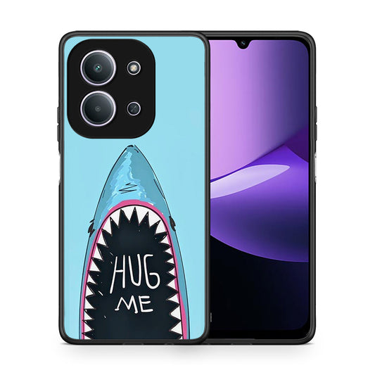 Θήκη Xiaomi Redmi 15C Hug Me από τη Smartfits με σχέδιο στο πίσω μέρος και μαύρο περίβλημα | Xiaomi Redmi 15C Hug Me case with colorful back and black bezels