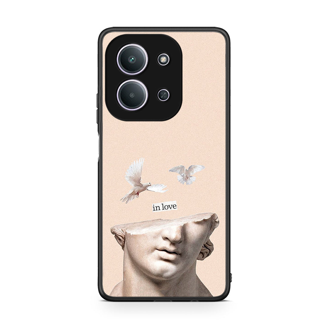 Xiaomi Redmi 15C In Love θήκη από τη Smartfits με σχέδιο στο πίσω μέρος και μαύρο περίβλημα | Smartphone case with colorful back and black bezels by Smartfits