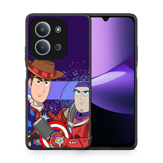 Θήκη Xiaomi Redmi 15C Infinity Story από τη Smartfits με σχέδιο στο πίσω μέρος και μαύρο περίβλημα | Xiaomi Redmi 15C Infinity Story case with colorful back and black bezels