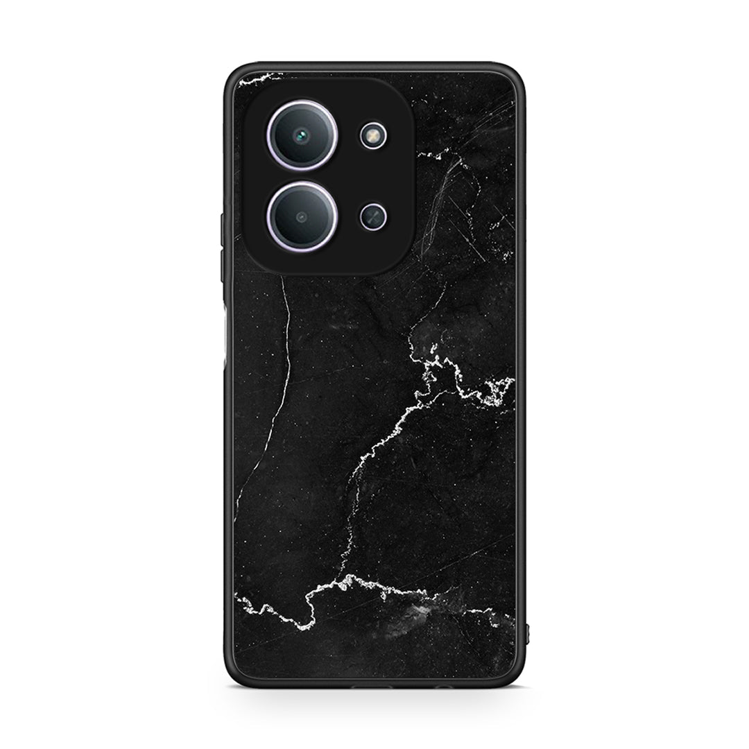 Xiaomi Redmi 15C Marble Black θήκη από τη Smartfits με σχέδιο στο πίσω μέρος και μαύρο περίβλημα | Smartphone case with colorful back and black bezels by Smartfits