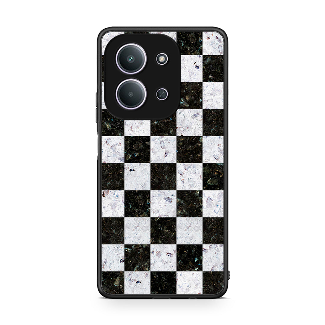 4 - Xiaomi Redmi 15C Square Geometric Marble case, cover, bumper