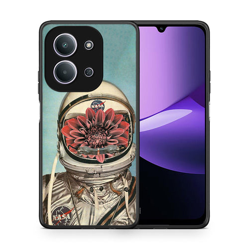Θήκη Xiaomi Redmi 15C Nasa Bloom από τη Smartfits με σχέδιο στο πίσω μέρος και μαύρο περίβλημα | Xiaomi Redmi 15C Nasa Bloom case with colorful back and black bezels