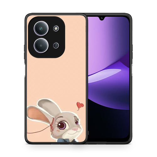 Θήκη Xiaomi Redmi 15C Nick Wilde And Judy Hopps Love 2 από τη Smartfits με σχέδιο στο πίσω μέρος και μαύρο περίβλημα | Xiaomi Redmi 15C Nick Wilde And Judy Hopps Love 2 case with colorful back and black bezels