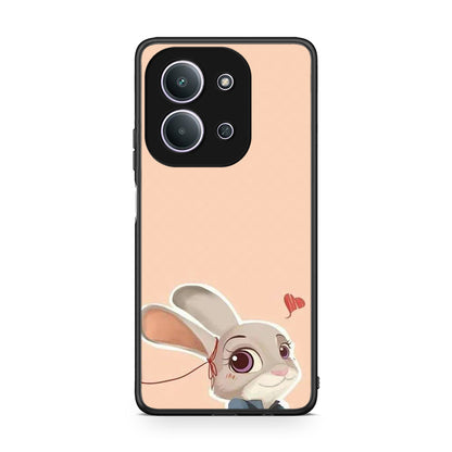 Xiaomi Redmi 15C Nick Wilde And Judy Hopps Love 2 θήκη από τη Smartfits με σχέδιο στο πίσω μέρος και μαύρο περίβλημα | Smartphone case with colorful back and black bezels by Smartfits