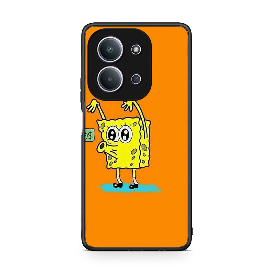 Xiaomi Redmi 15C No Money 2 Θήκη Αγίου Βαλεντίνου από τη Smartfits με σχέδιο στο πίσω μέρος και μαύρο περίβλημα | Smartphone case with colorful back and black bezels by Smartfits