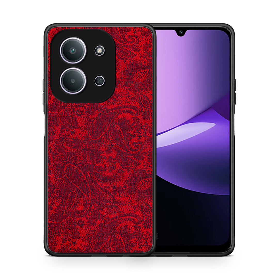 Θήκη Xiaomi Redmi 15C Paisley Cashmere από τη Smartfits με σχέδιο στο πίσω μέρος και μαύρο περίβλημα | Xiaomi Redmi 15C Paisley Cashmere case with colorful back and black bezels